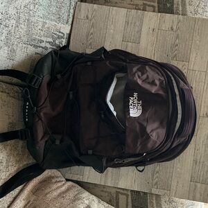 The North Face Brown Everyday Backpack with Exterior Bungee